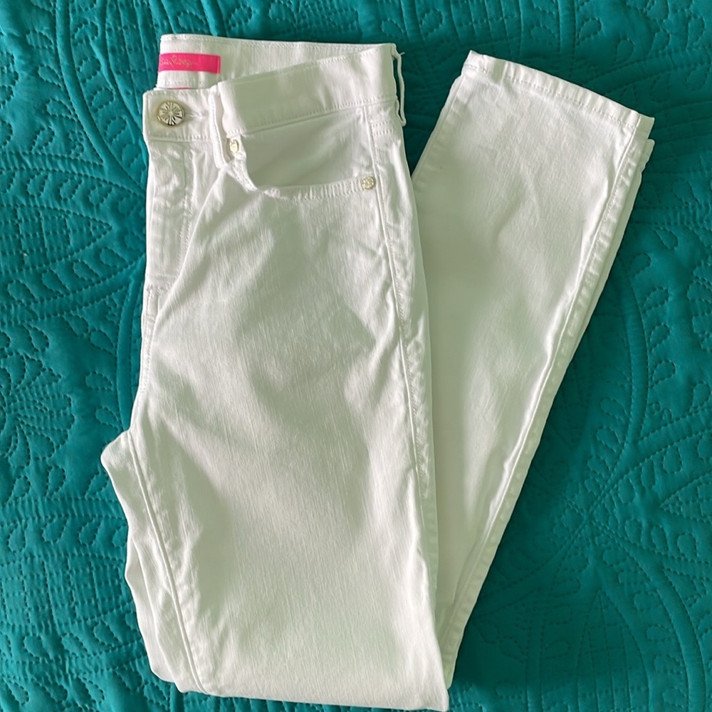 Lilly Pulitzer white jeans